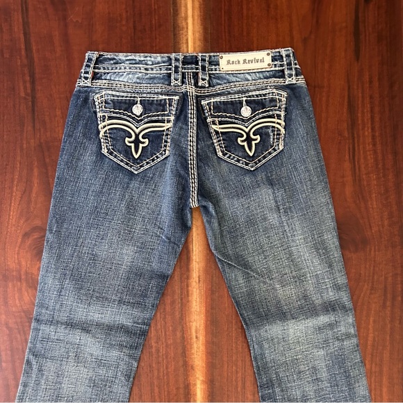 Rock Revival Jamila Boot Jeans Size 30 - Picture 7 of 13